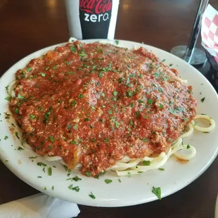 pasta dish, pasta, food