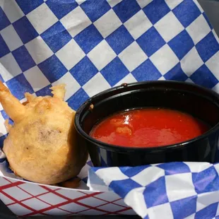 Meatball lollypop