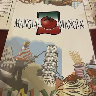 a menu for a restaurant