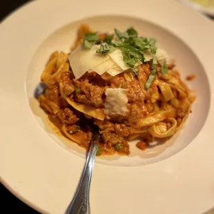 Fettuccine Bolognese