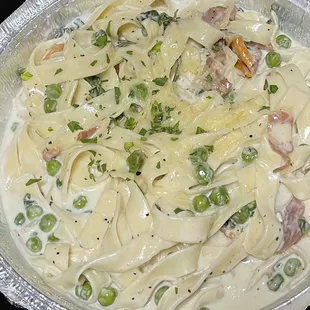 Fettucini Alfredo - minus mushrooms