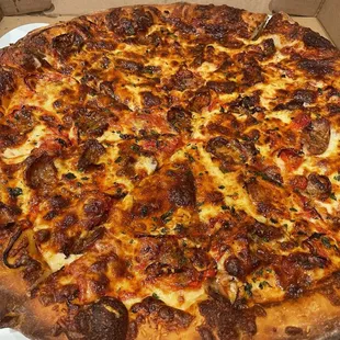 Sausage and Pepper Pizza