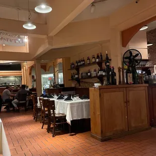 the interior of a restaurant