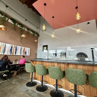 Beautiful inside dining area.