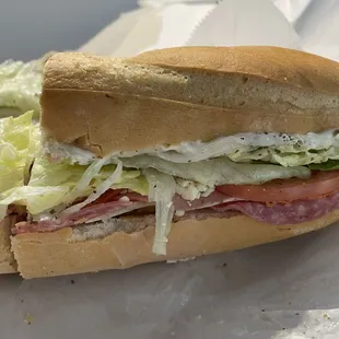 The G-Man Sub on hard roll