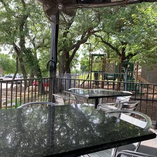 Patio &amp; playground