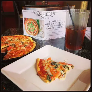 Margherita pizza.