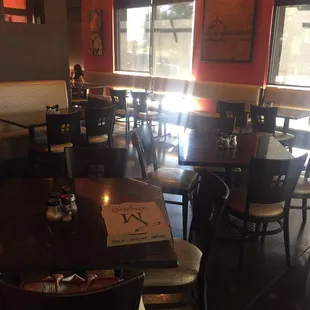 Inside of restaurant