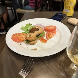 Saddest impossible burger ever.