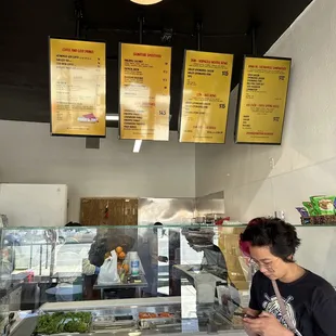 Inside of mango and mint