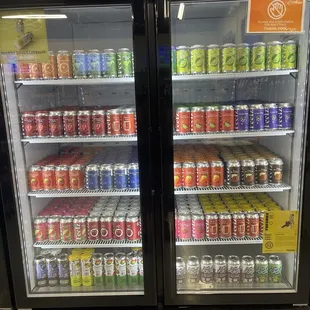 So many different soda options!
