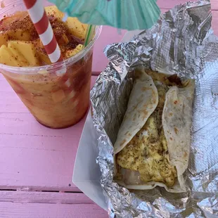 Bad morning taco and Mangonada