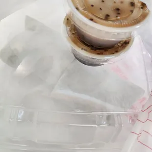 Packaging of the wrap.