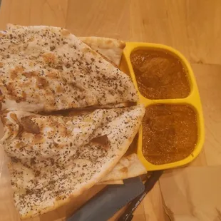 Some delicious naan