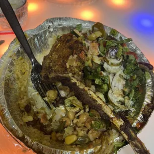 Spicy Lamb Chop Bowl