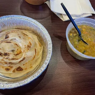 Parota with Veg Korma