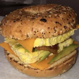 Bacon Bagel Breakfast