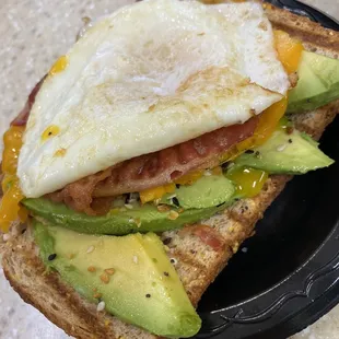 Bacon Avocado Toast