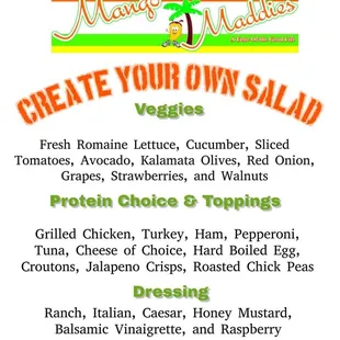 Create your own Salad.