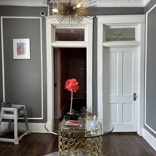 2nd floor. Love the hand sanitizer at the top of the stairs