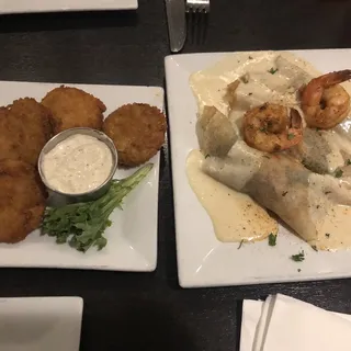 Savory Seafood Crepes