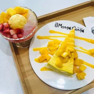 A3. Strawberry Mango Juice Sago and Lychee Jelly