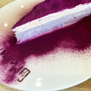 S11. Ube Mille Crepe Cake