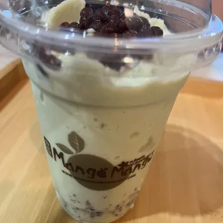 D10. Green Tea Smoothie-o with Red Bean and Black Rice