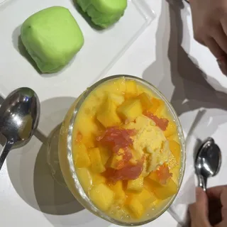 A1. Special Mango Juice Sago and Pomelo with Mango Ice Cream