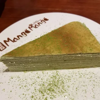 S8. Green Tea Mille Crepe Cake