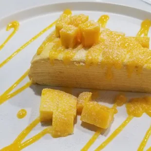 Mango Mille Crepe Cake