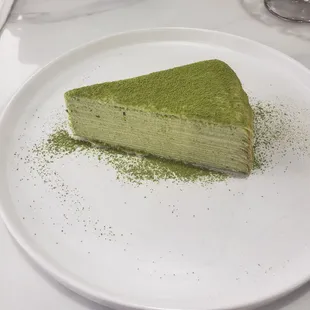 Green Tea Crepe Cake