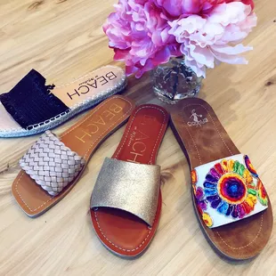 We've got plenty of  Beach ready shoes!