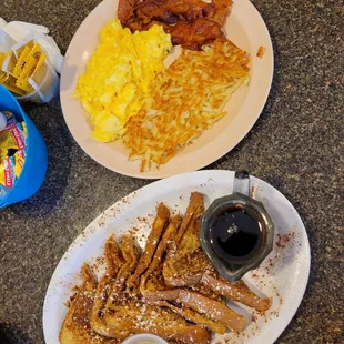 French Toast American Breakfast  Coffee of course!