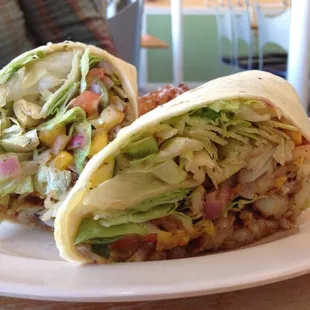 mango fish wrap-spicy!