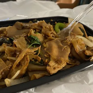 Drunken noodles