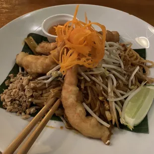 Pad Thai Shrimp Tempura