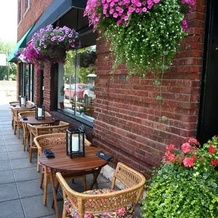 outside