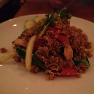 Yellow Curry Chicken Fried Rice