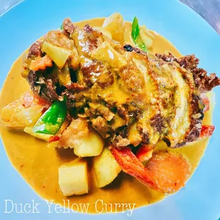Duck yellow Curry
