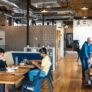 Plenty of options for seating.