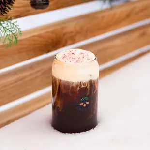 Winter flavors are in! Check out our Peppermint Cold Foam and our Salted Maple, Cookie Butter, and Peppermint Cardamom Latte.