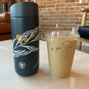 Lemon Almond Iced Latte