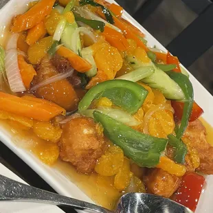 Orange chicken