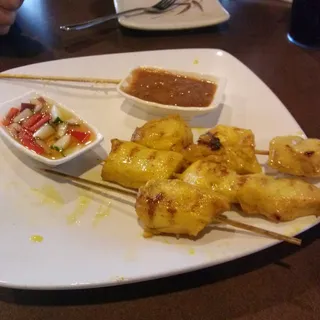 Chicken Sate on a Stick