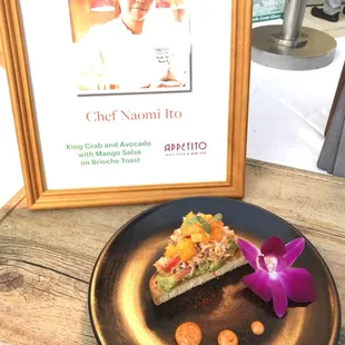 One of the featured dishes