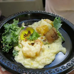 "tropical flare" mango risotto w/ sauteed scallop from Taormina