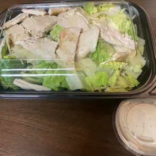 Caesar* salad with chicken