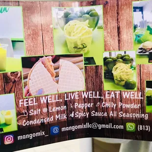 Their postcard flyer- they are on DoorDash too!!!