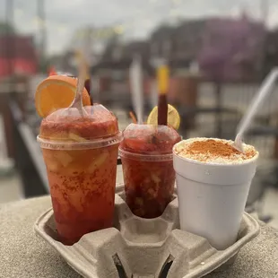 La Ruta + elote + la diablita